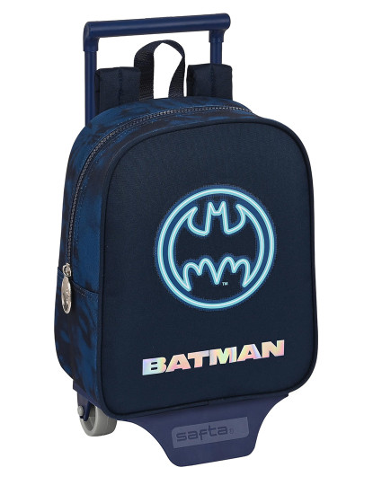 imagem de Mochila escolar com rodas Batman Legendary Azul marinho 22 x 27 x 10 cm1