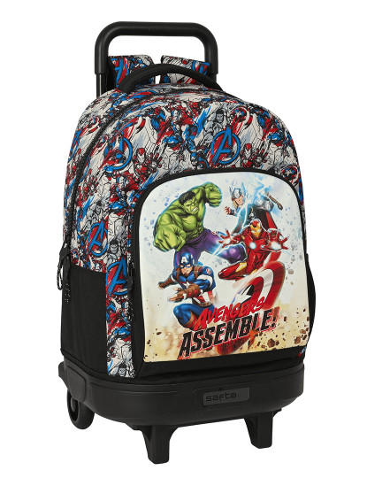 imagem de Mochila escolar com rodas The Avengers Forever Multicor 33 x 45 x 22 cm1