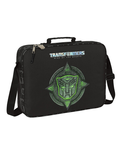 imagem de Mochila escolar Transformers preta 38 x 28 x 6 cm1