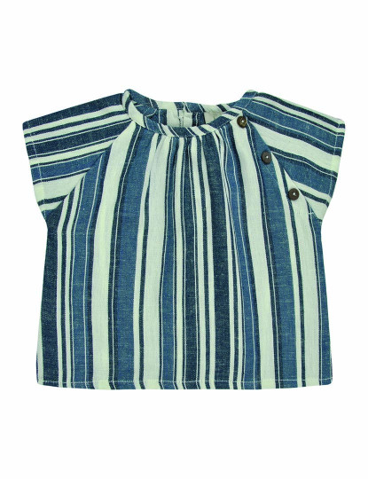 imagem de Blusa Menina Beige e Azul1