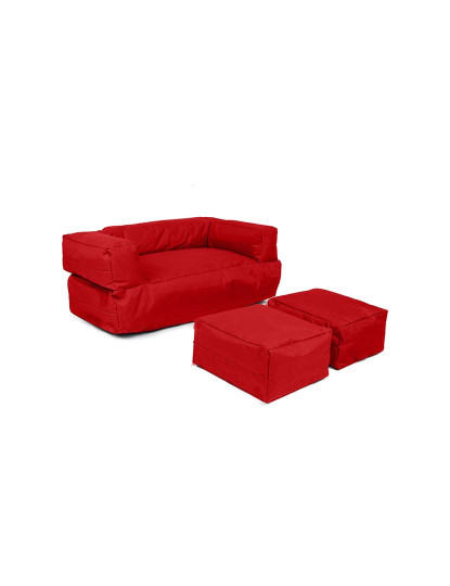 imagem de Pufe 2 Lugares Kids Vermelho7