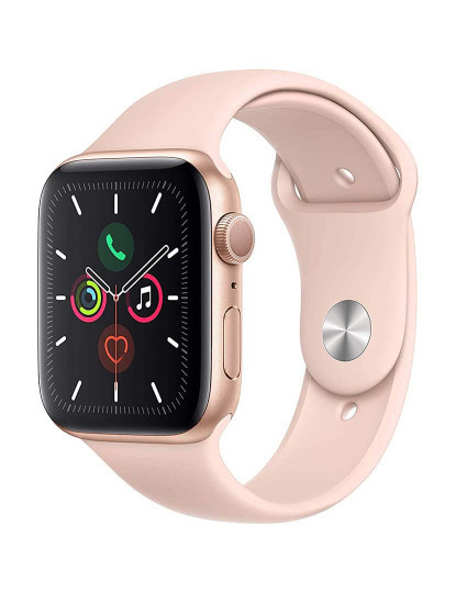 imagem de Apple Watch Series 5 40mm GPS Aluminum Case Mostrador: Pulseira Dourada: Sport Pink Grau B1