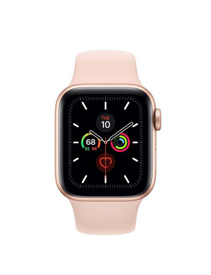 imagem de Apple Watch Series 5 40mm GPS Aluminum Case Mostrador: Pulseira Dourada: Sport Pink Grau B2