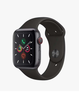 imagem de Apple Watch Series 5 44mm GPS+Cellular Aluminum Case Mostrador: Pulseira Cinza: Sport Black Grau B1