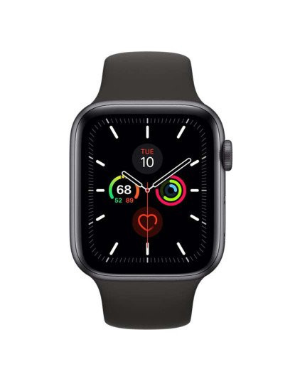 imagem de Apple Watch Series 5 44mm GPS+Cellular Aluminum Case Mostrador: Pulseira Cinza: Sport Black Grau B2