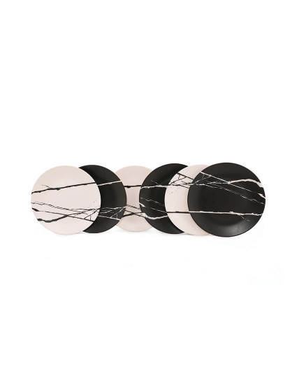 imagem de Conjunto de Pratos 6 peças Branco2