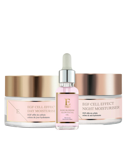 imagem de Hidratante De Dia Egf Cell Effect + Hidratante De Noite Egf Cell Effect + Óleo Facial De Flor De Rosa 30Ml2