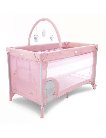 imagem de Cama de Viagem Duo Baby Girafa Rosa1