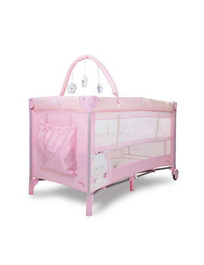 imagem de Cama de Viagem Duo Baby Girafa Rosa3