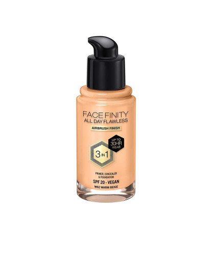 imagem de Facefinity All Day Flawless 3 In 1 Foundation #W62-Warm Beige 30 Ml1