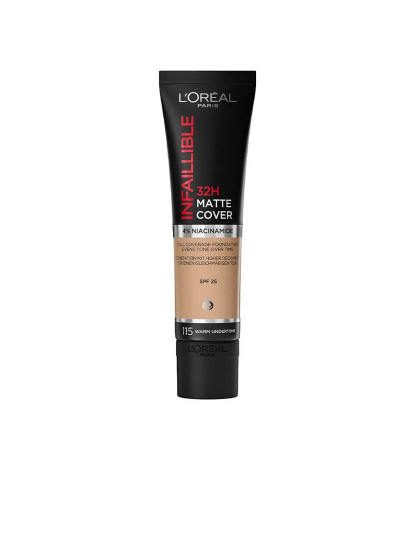 imagem de Infaillible 32H Matte Cover Foundation #115 Warm Undertone 30 Ml1