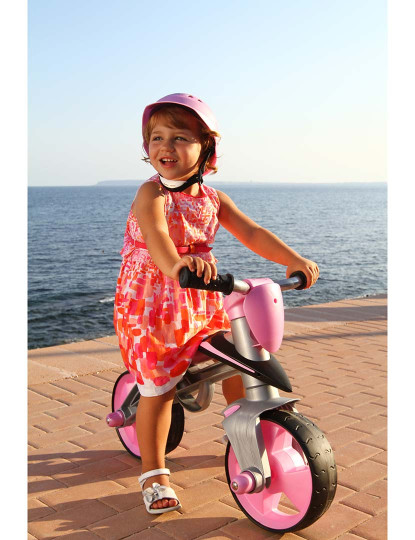 imagem de BALANCE BIKE JUMPER ROSA CON CASCO6