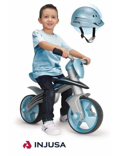 imagem de BALANCE BIKE JUMPER AZUL COM CASCO1