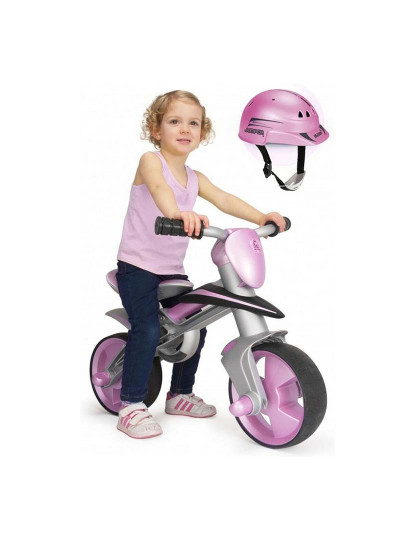 imagem de BALANCE BIKE JUMPER ROSA CON CASCO2