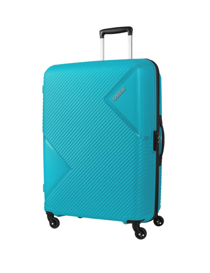 imagem de Mala de viagem grande 4 rodas Spinner 79cm Azul1