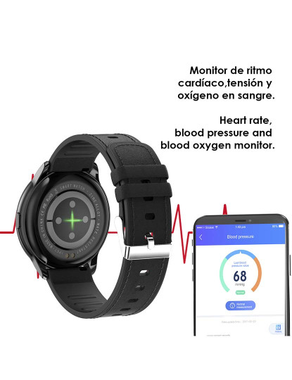imagem de Smartwatch Y90 com 8 modos Desportivos Preto2