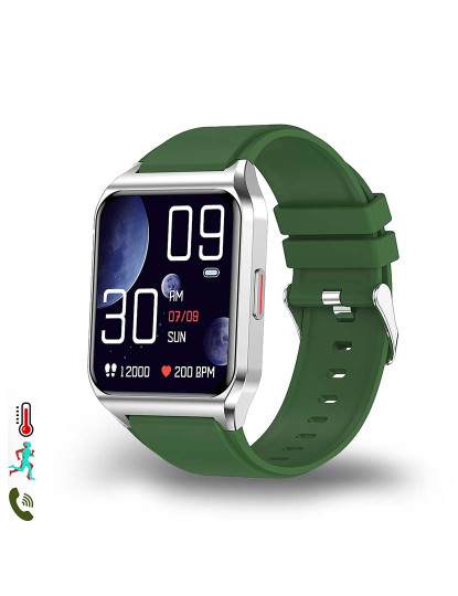 imagem de Smartwatch H60 com notificações de aplicações Verde1