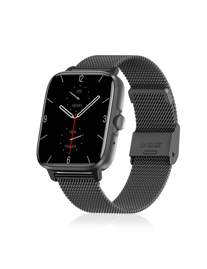 imagem de Smartwatch DT102 com pulseira de aço Preto8