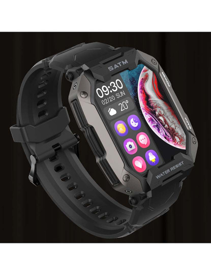 imagem de Smartwatch C20 Submersível Preto2