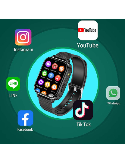 imagem de Smartwatch T36 4G SO Android Incorporado Vermelho2
