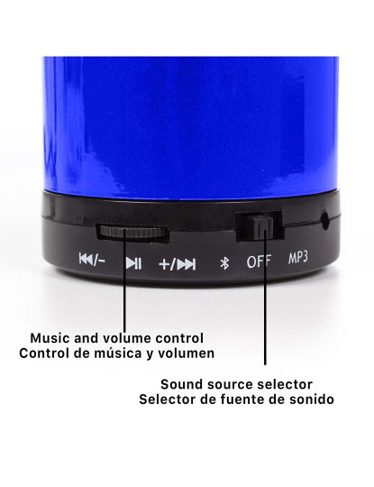 imagem de Caixa de som compacta Martins Bluetooth 3 Azul3