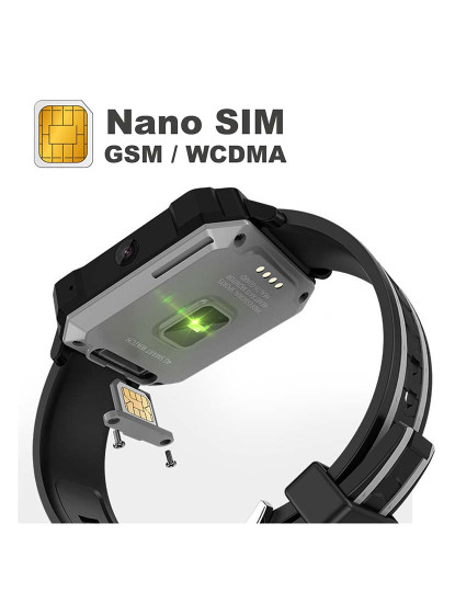 imagem de Smartwatch H7 4G Com Câmara Preto6