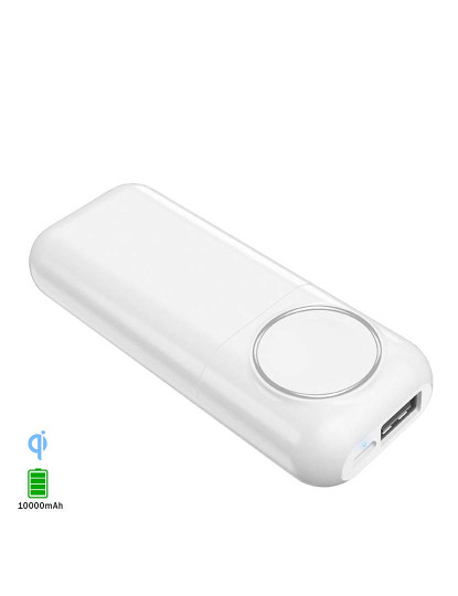 imagem de PowerBank para Apple Watch de 5200mAh Saída USB 1A Branco1