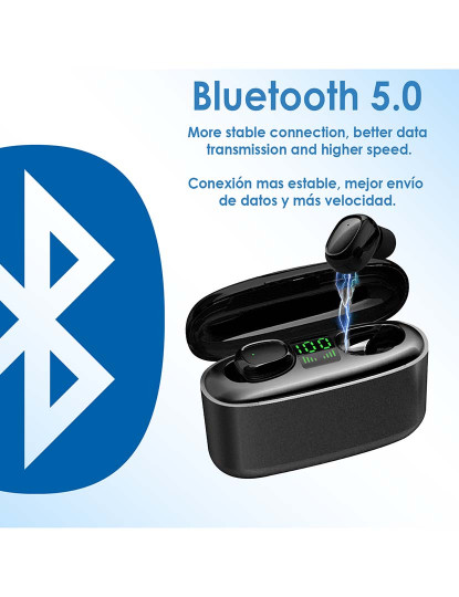 imagem de Auriculares TWS G5S Bluetooth 5.0 com função Powerbank.6