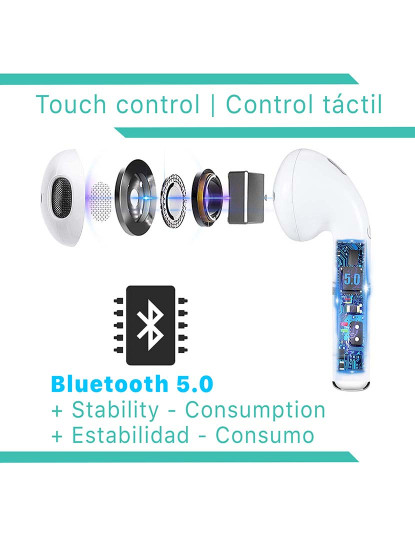 imagem de Fones de Ouvido Tws 2020 Bluetooth 50 com Display de Carregamento4