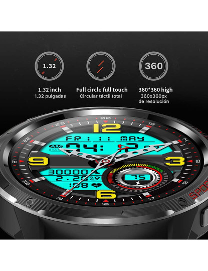 imagem de Smartwatch H70 Preto2