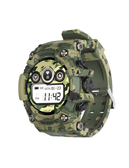 imagem de Smartwatch T6 Camuflado Verde9