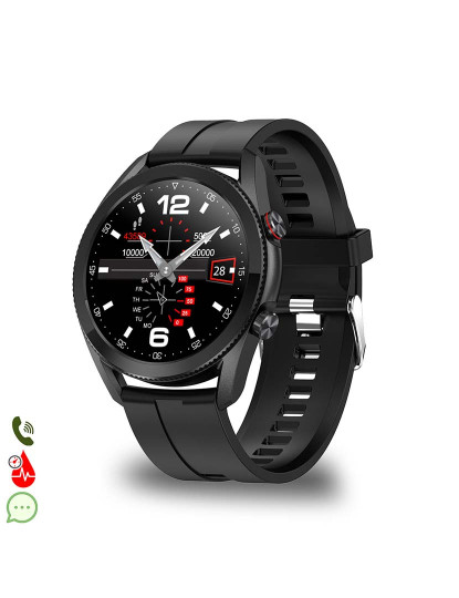 imagem de Smartwatch L19 com notificações de aplicações Preto1