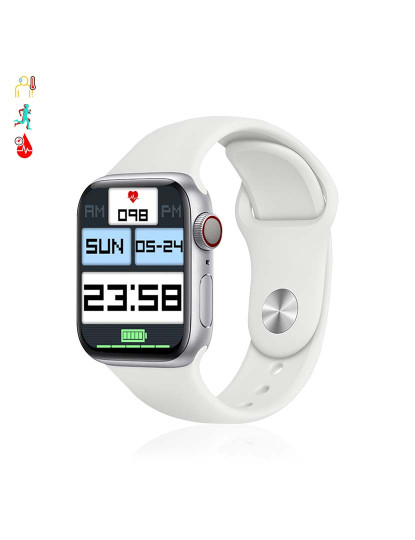 imagem de Smartwatch X8 Max com Marcador e chamadas Bluetooth Branco1