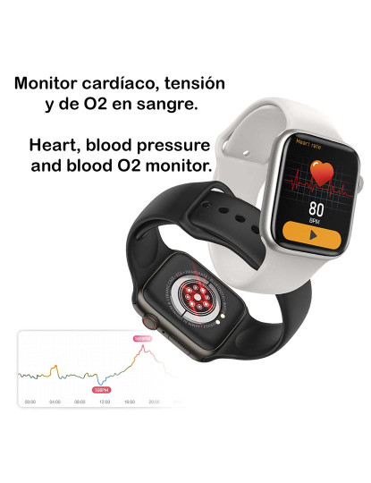 imagem de Smartwatch KD07 com monitor cardíaco Vermelho2