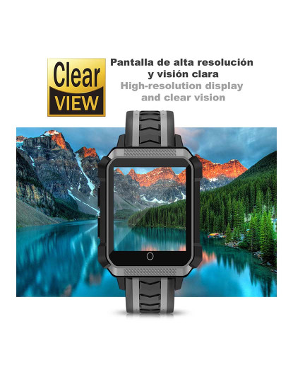 imagem de Smartwatch H7 4G Com Câmara Laranja8