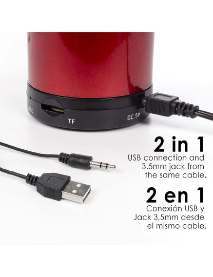 imagem de Coluna Bluetooth 30 De 3W com Mãos Livres e Radio Fm4