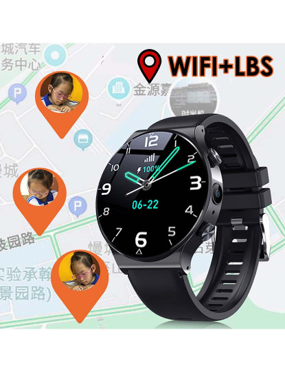 imagem grande de Smartwatch 4G Preto2