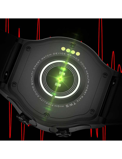 imagem de Smartwatch GT69 Com auriculares Bluetooth 5.0 TWS integrados5