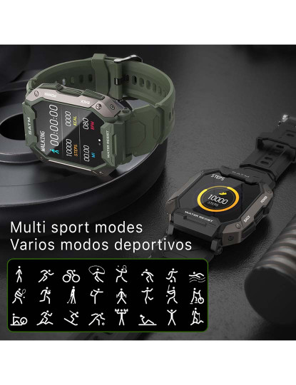 imagem de Smartwatch C20 Submersível Preto4