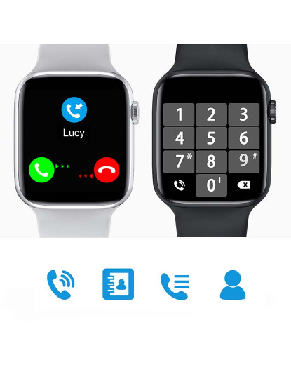 imagem de Smartwatch W26M com notificações de aplicações Preto3