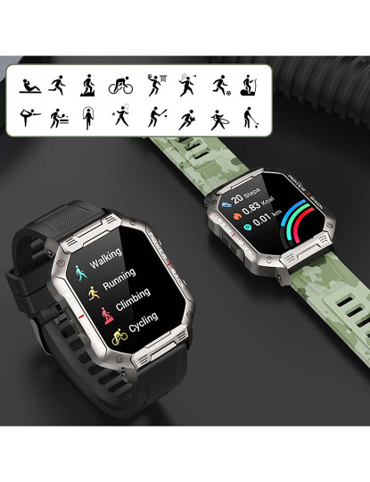 imagem de Smartwatch NX3 Camuflado Verde4