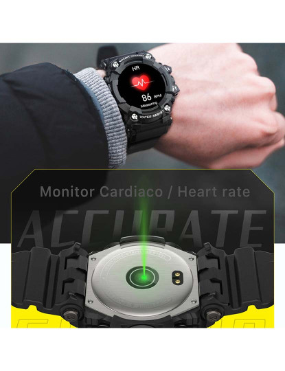 imagem de Smartwatch T6 Camuflado Verde4