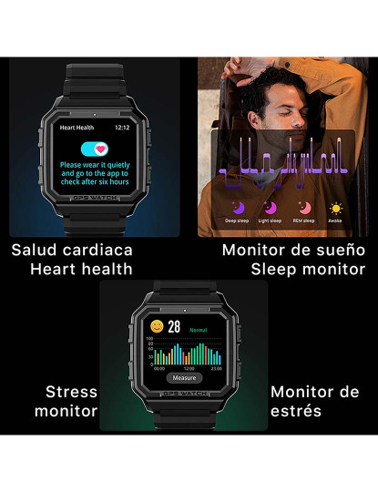imagem de Smartwatch Alpha Pro Preto7