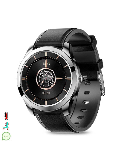 imagem de Smartwatch M28 com termómetro corporal Prateado1