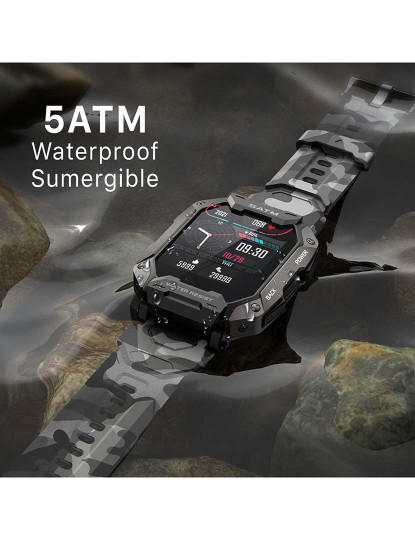 imagem de Smartwatch C20 Submersível Preto3