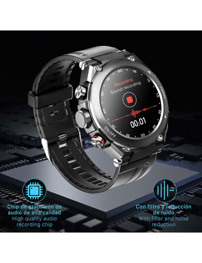 imagem de Smartwatch T92 Com auriculares TWS integrados6