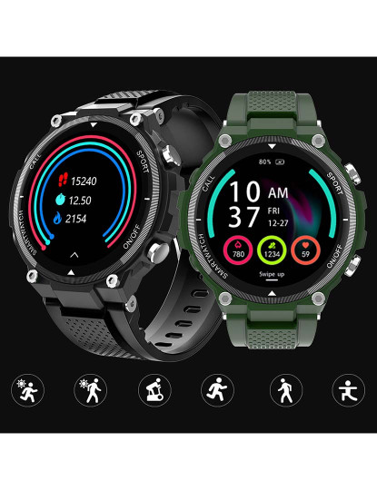 imagem de Smartwatch Q70 Pro com oxímetro Preto3