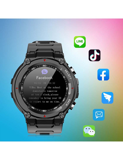 imagem de Smartwatch Q666K Preto2
