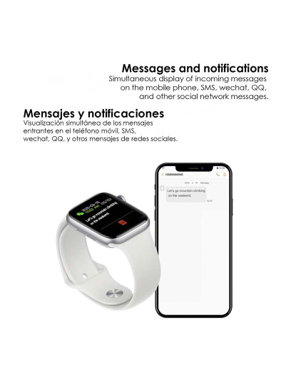 imagem de Smartwatch U78T com Chamadas Bluetooth Temperatura Corporal e Monitor Cardíaco Dourado 5