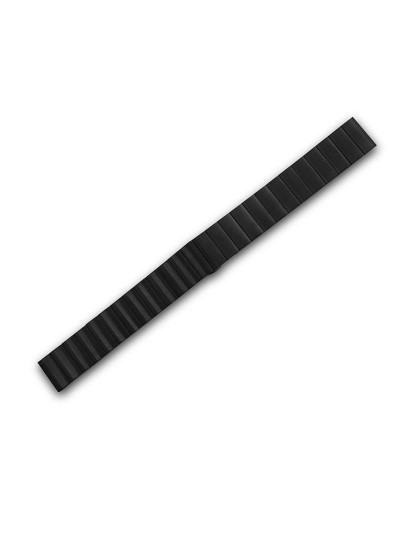 imagem de Bracelete universal de aço inoxidável para Relógios 18mm Preto 2